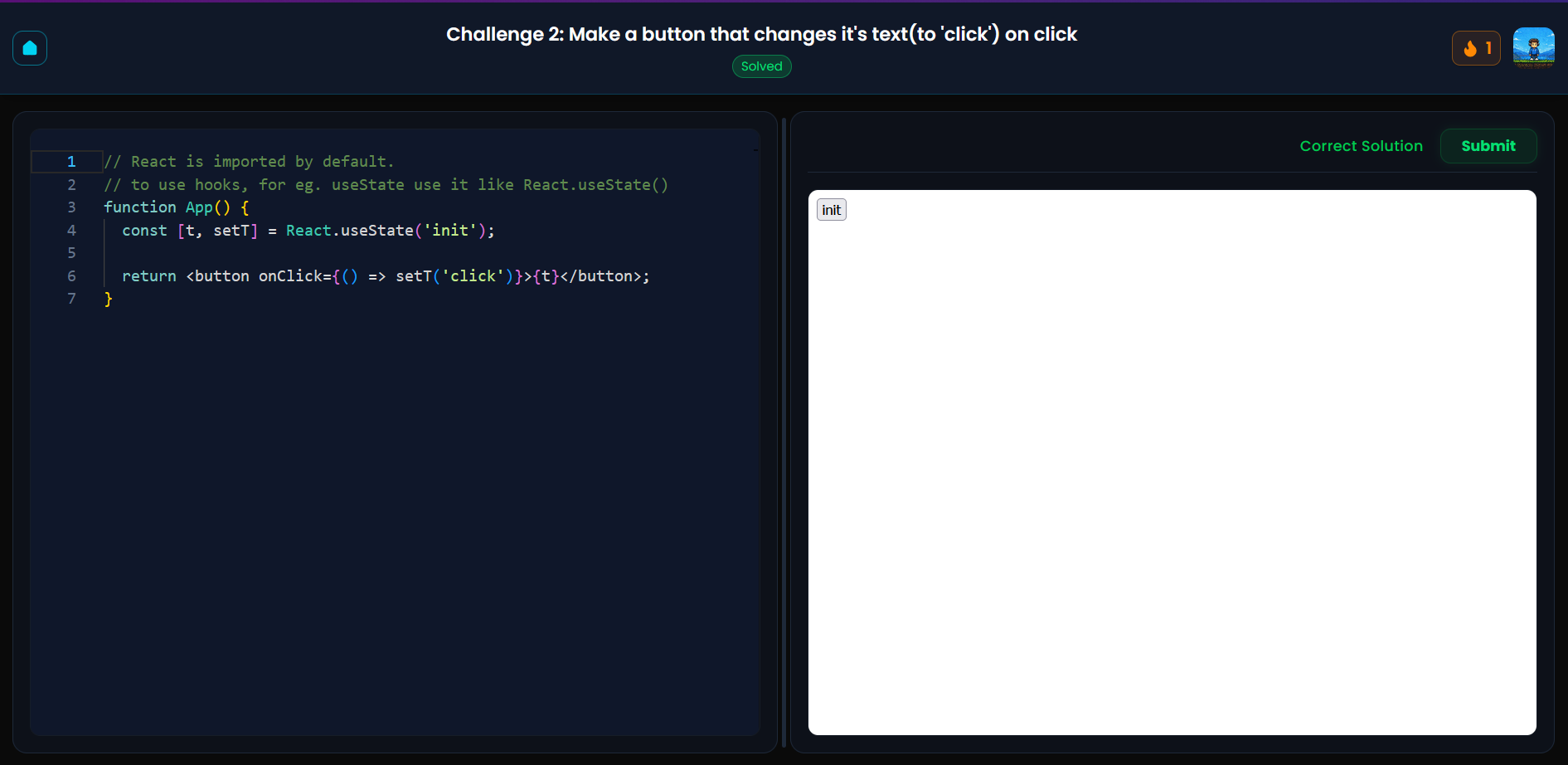 React Playground gallery image