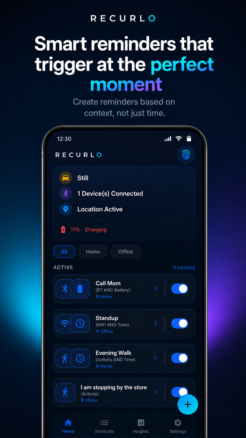 Smart reminders triggered by real-world