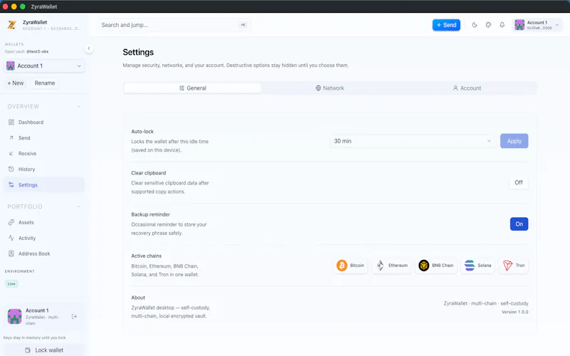 ZyraWallet screenshot 9