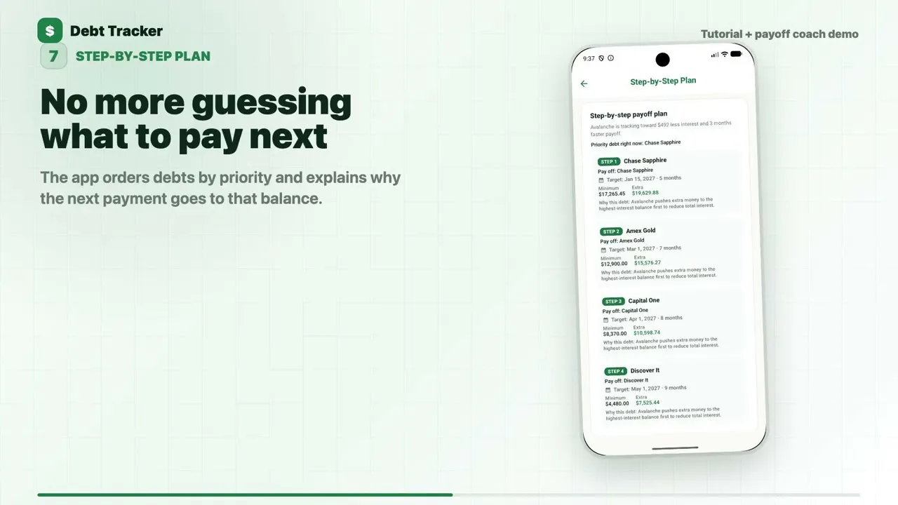 Debt Tracker: Payoff Planner gallery image
