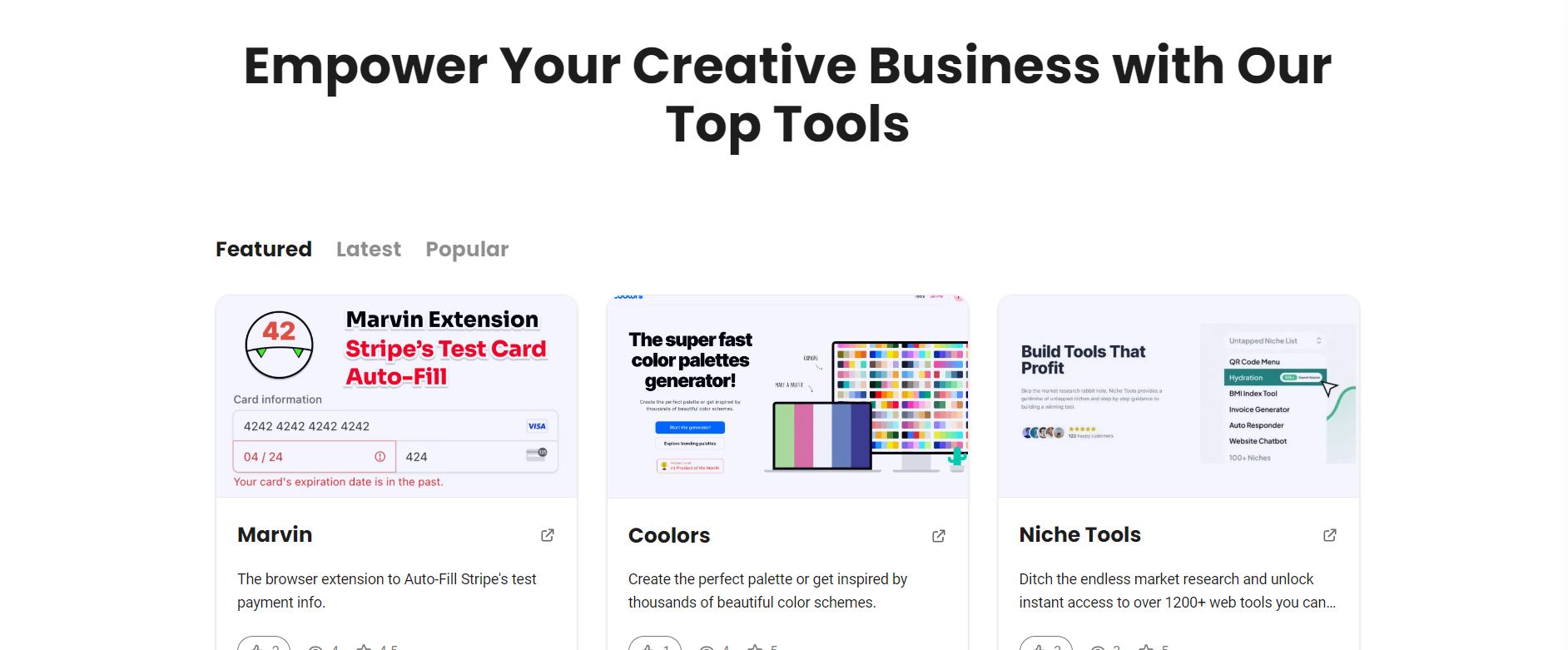 Creator Tools gallery image