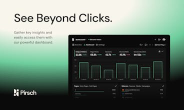 Il dashboard di analisi web Pirsch visualizza i dati sul traffico e le metriche del sito web.