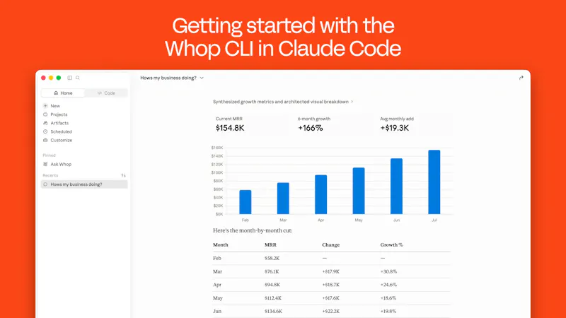 Whop CLI screenshot 5