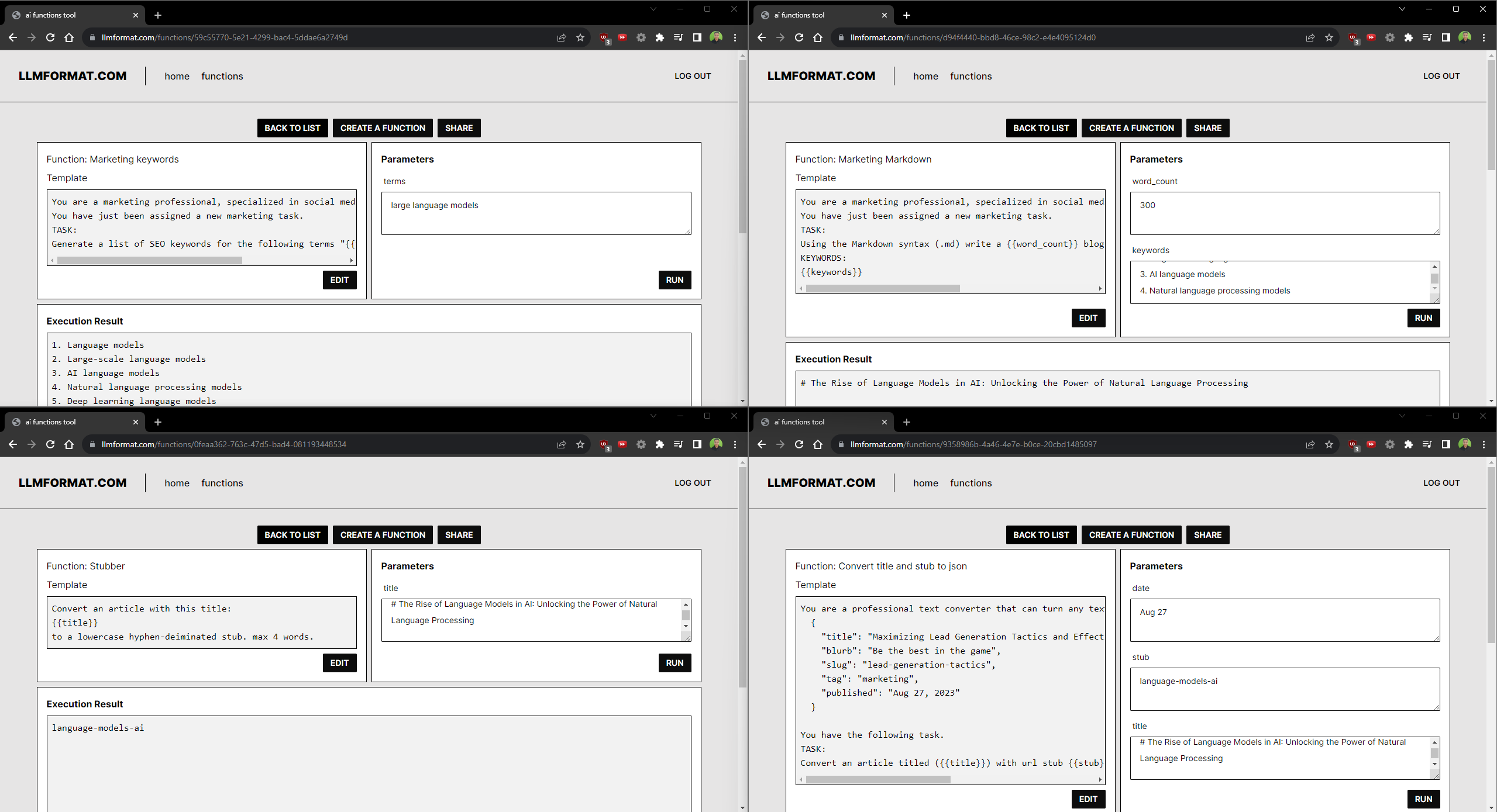 Mídia 4 de llmformat.com - Armazene seus modelos de AI com facilidade e poder