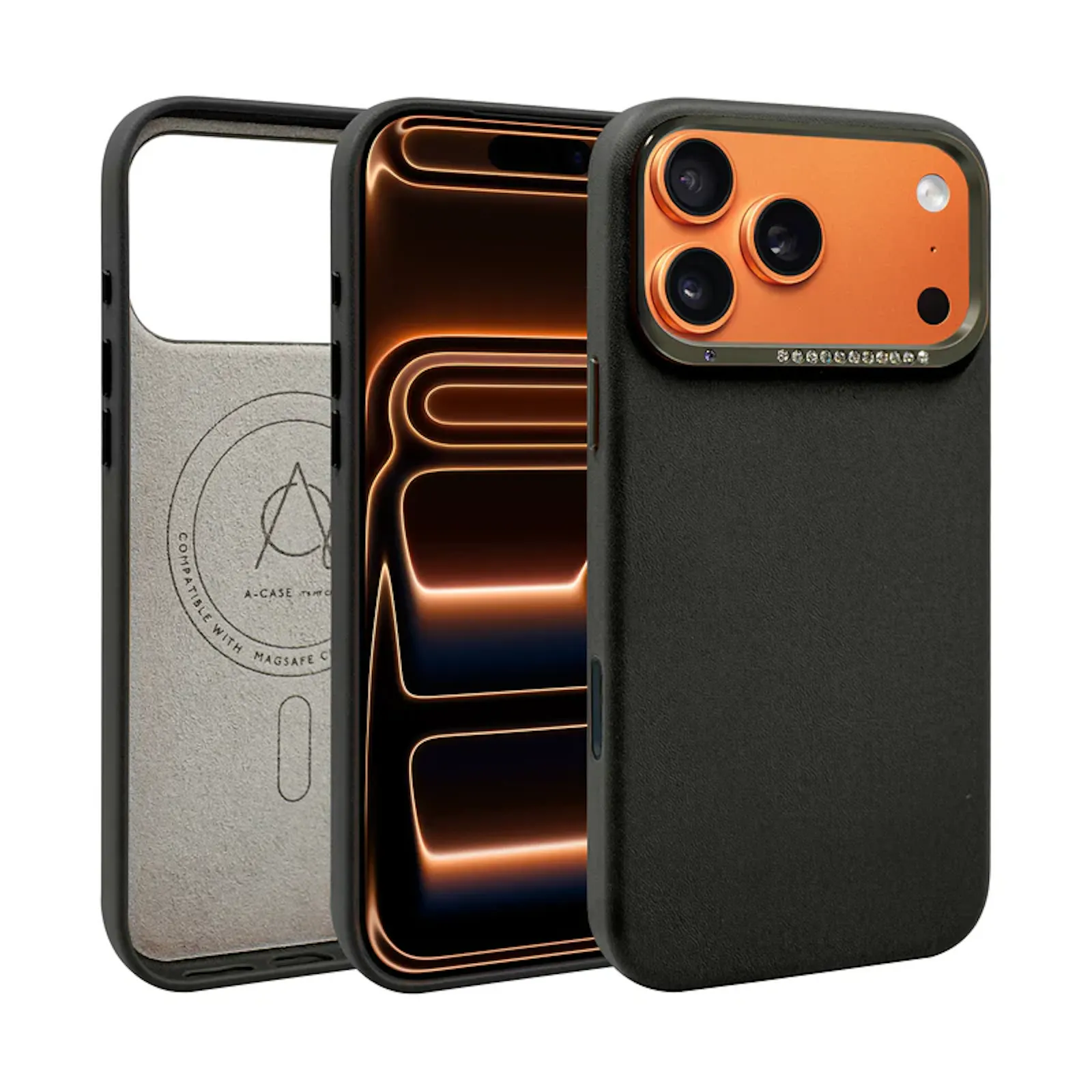 A-Case Alimli Vegan Leather Crystal Case screenshot 1