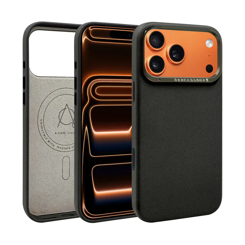 A-Case Alimli Vegan Leather Crystal Case screenshot 1