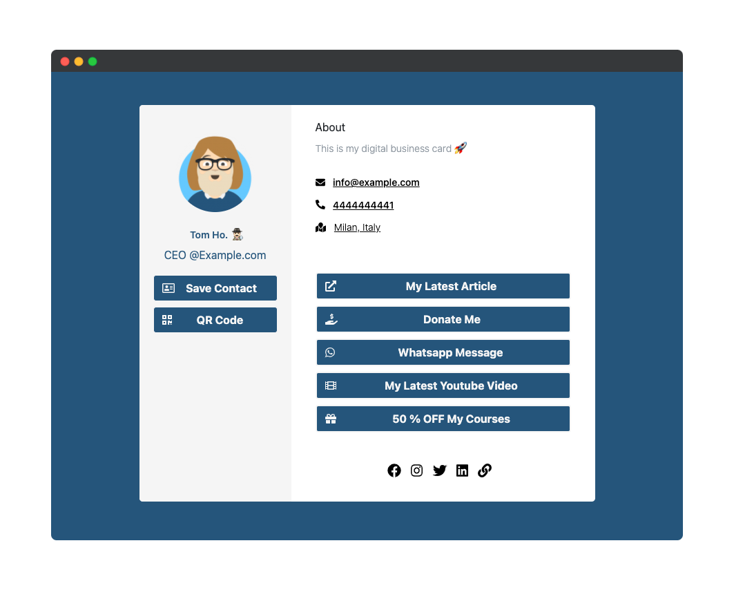 Easy Business Card Generator gallery image