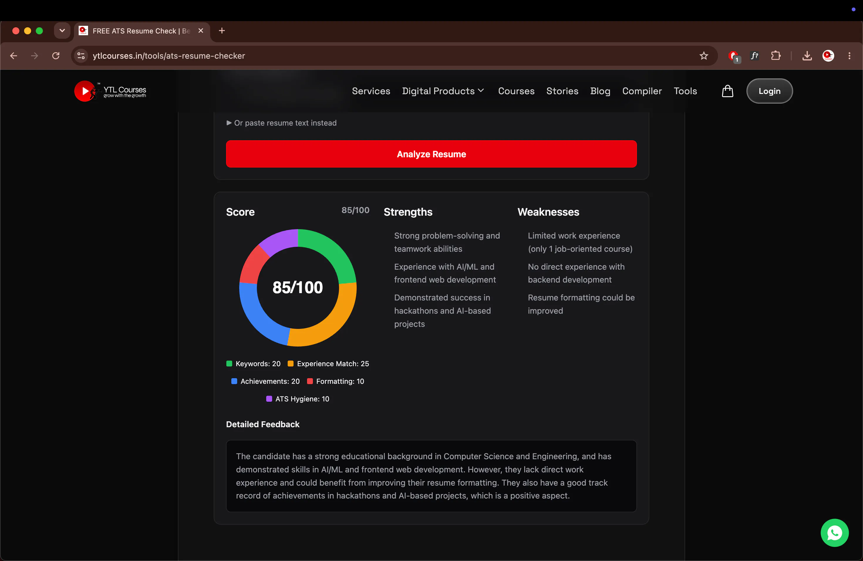 ATS Resume Score Checker gallery image