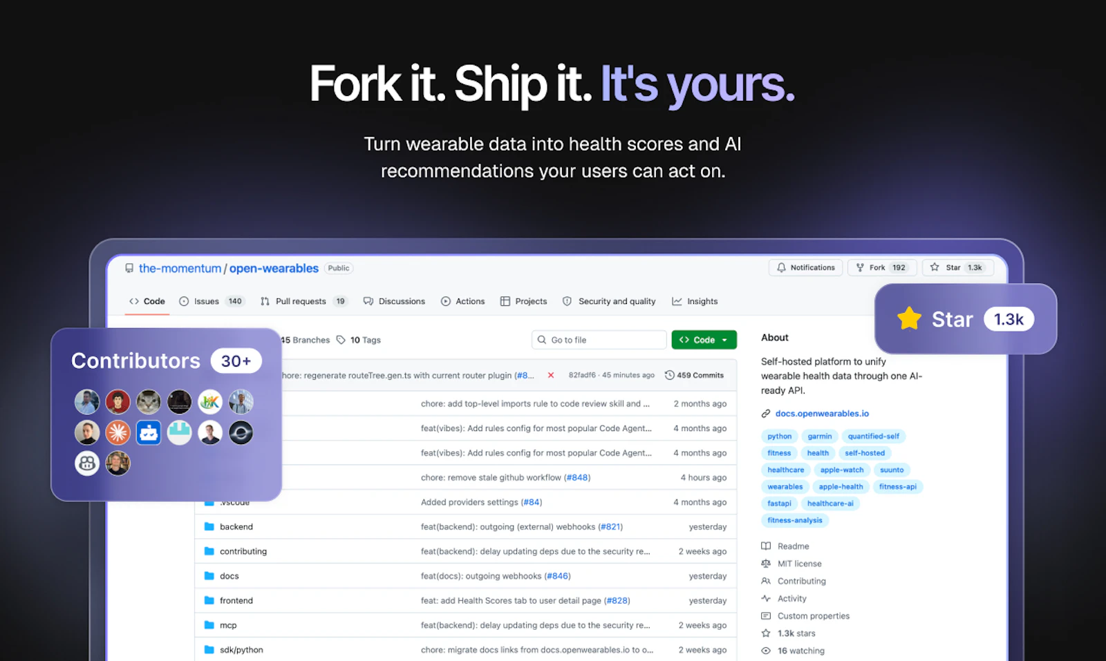 Open Wearables screenshot 7