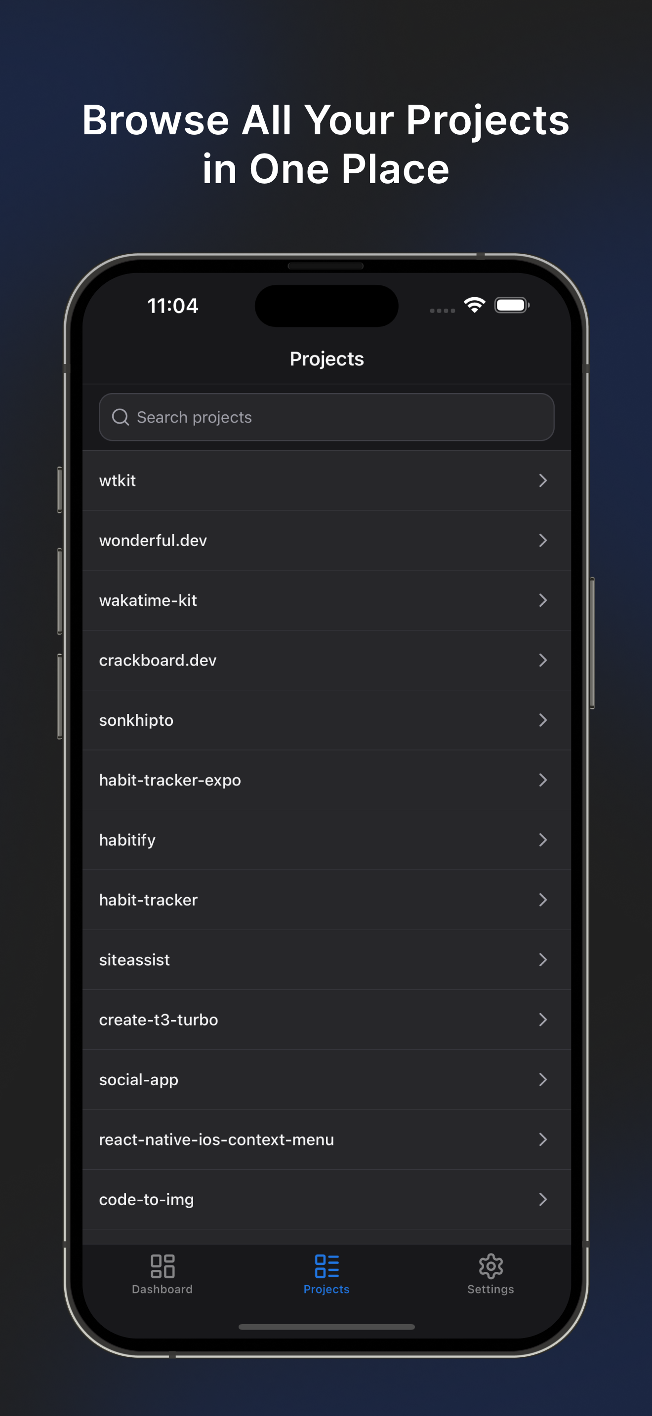 WTKIT - Wakatime için Gösterge Tablosu - #1 Wakatime mobil müşteri medya 3