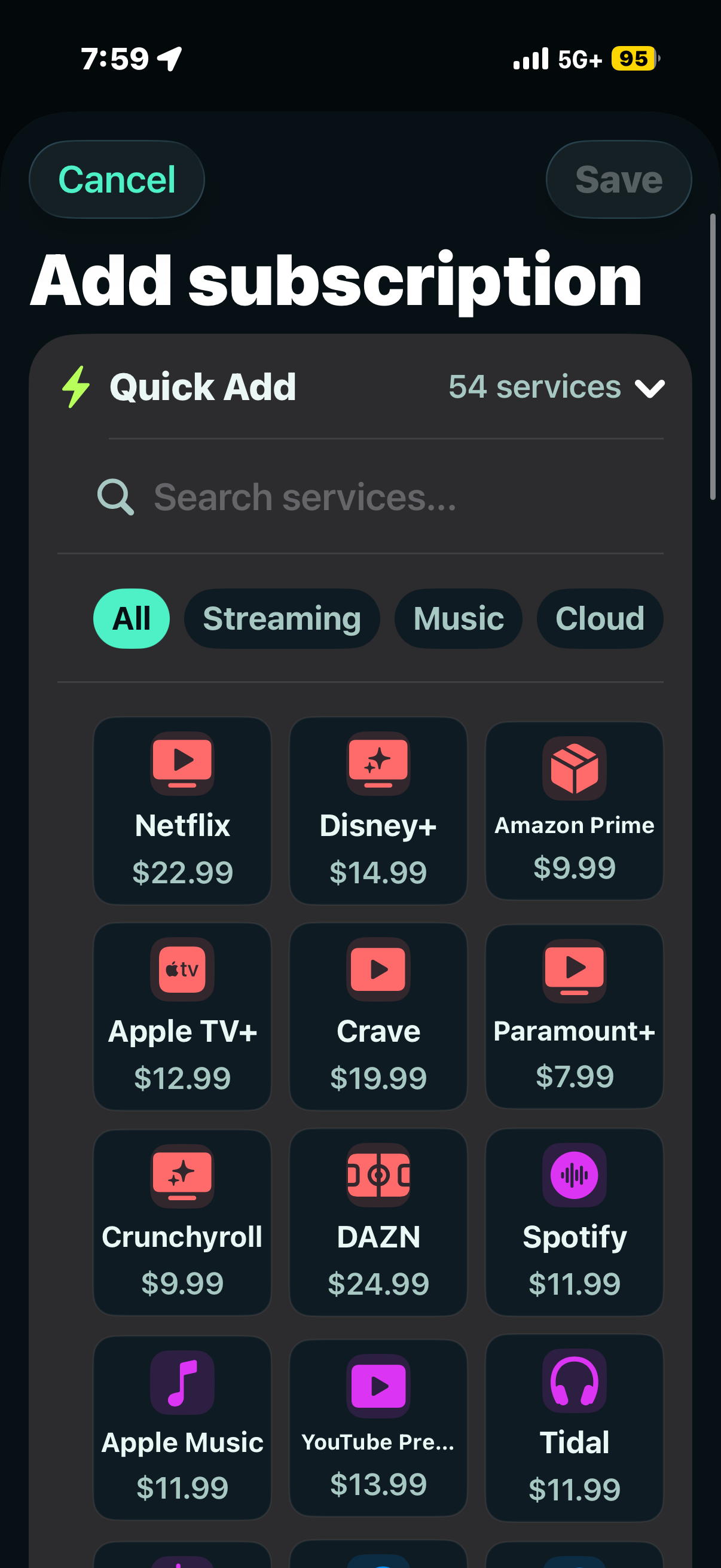 MeterMint Subscription Tracker gallery image