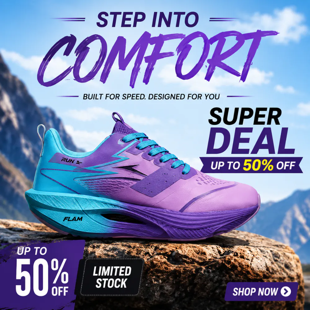Flash Sale Running Shoes Up To 50% Off.