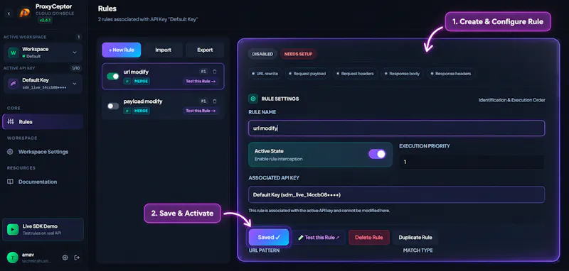 Proxyceptor screenshot 3