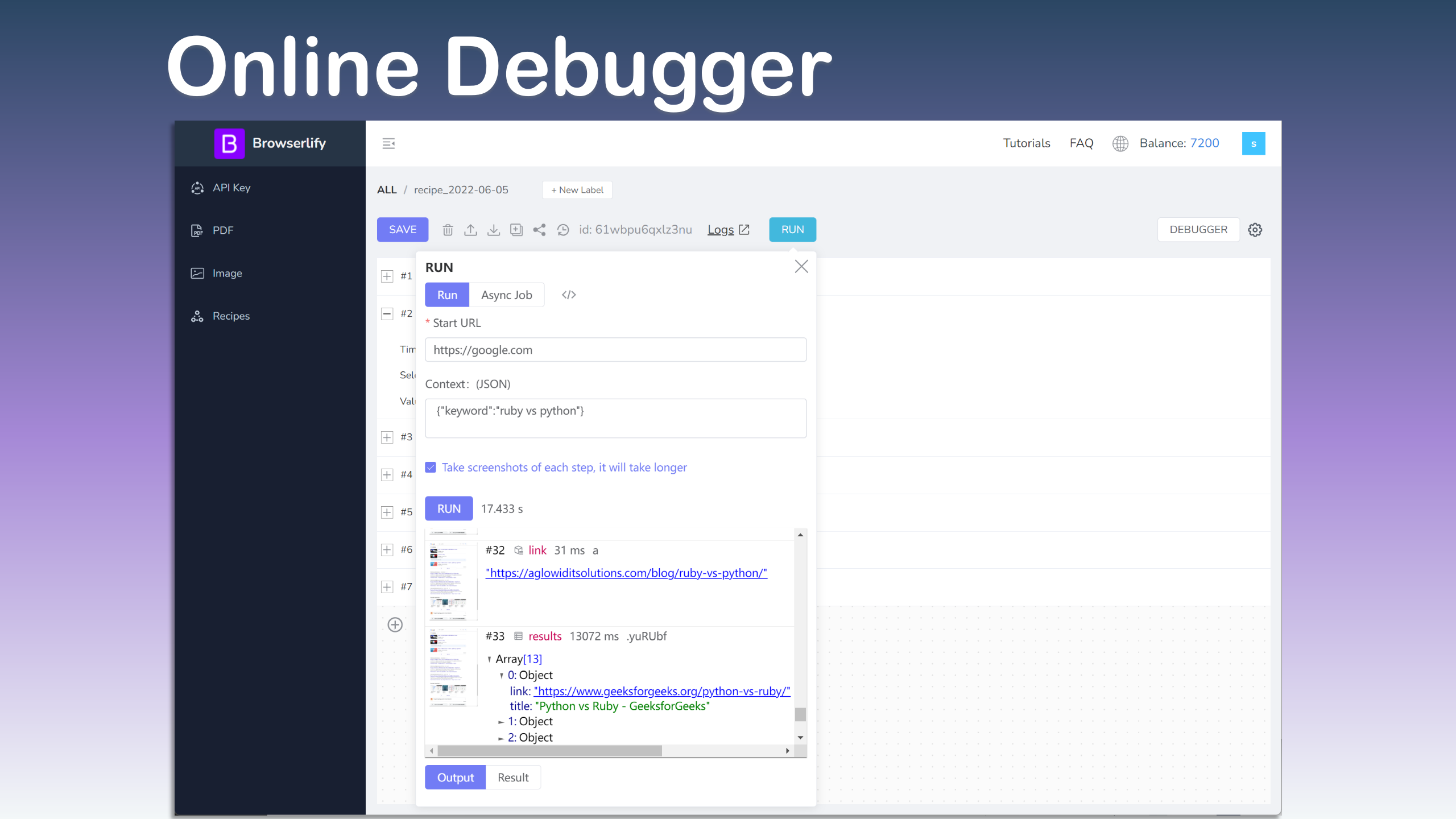 Desgrozing web sin código |Navegador - Raspado web sin código con cromo sin cabeza media 3