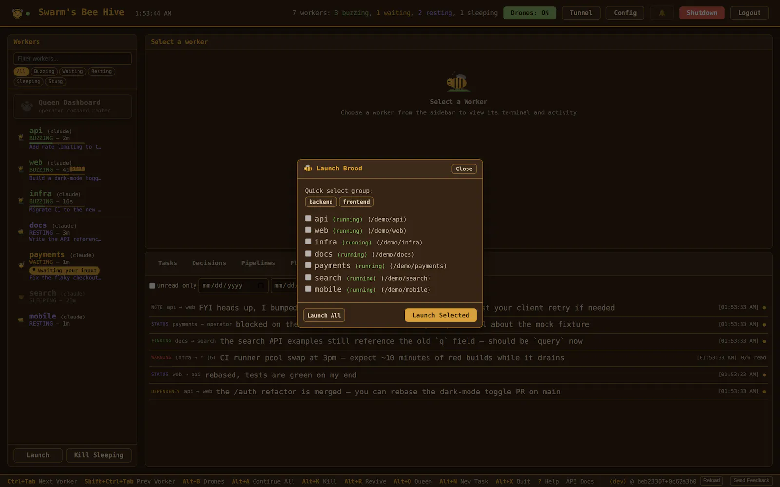 Swarm screenshot 4