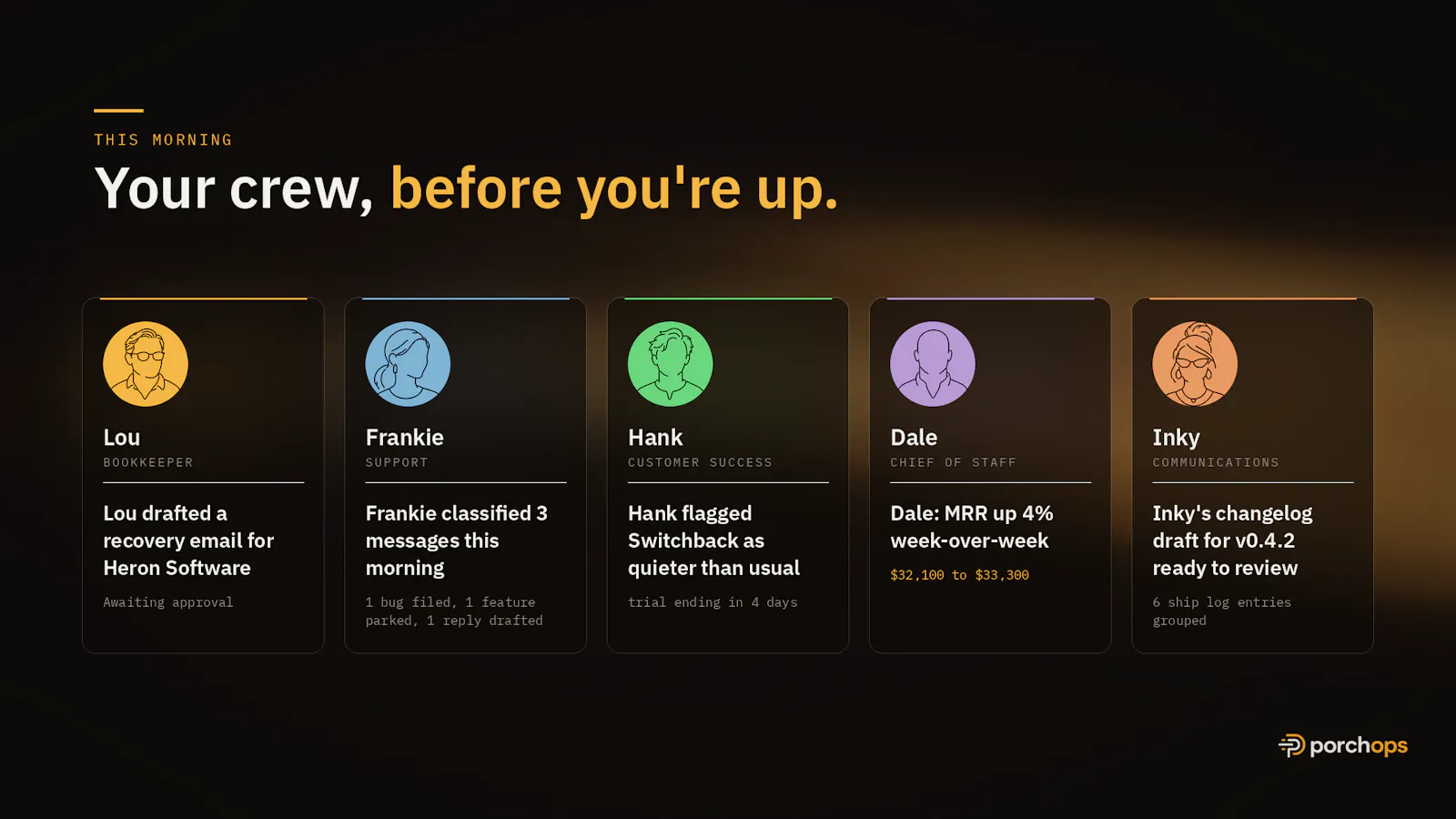 PorchOps screenshot 2
