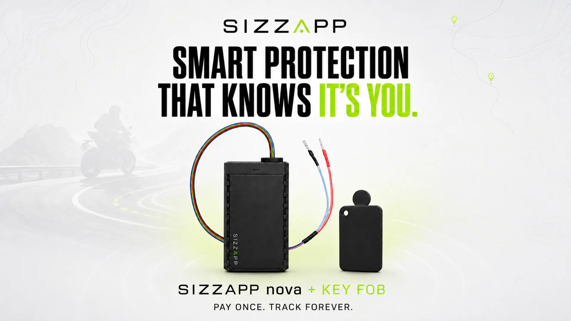 SIZZAPP nova + Smart Key Fob gallery image