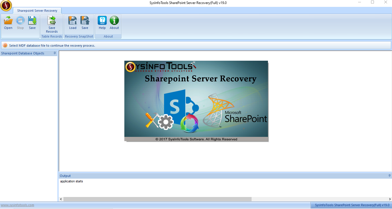 Sysinfo SharePoint Server восстановление - Решения для выполнения восстановления данных SharePoint медиа 1