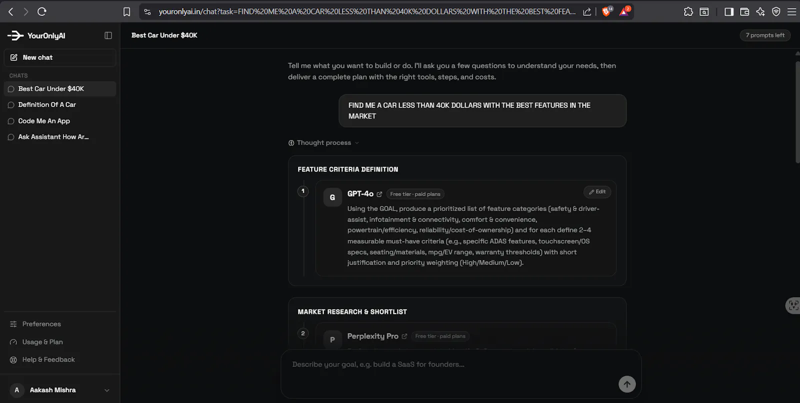 YourOnlyAI screenshot 2