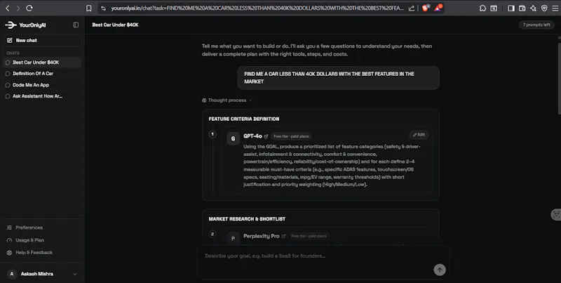 YourOnlyAI screenshot 2