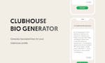 Clubhouse Bio Generator image