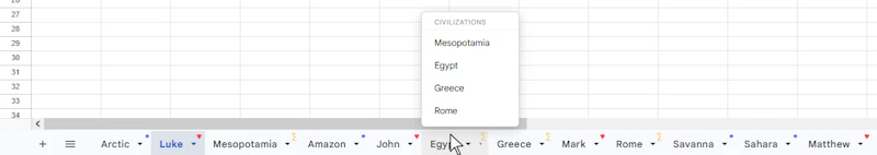 SheetsMenu & SheetsGroups screenshot 25