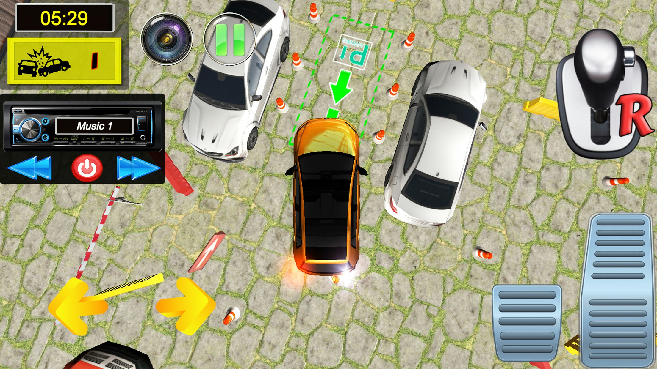 Realistic Car park simulator game gallery image