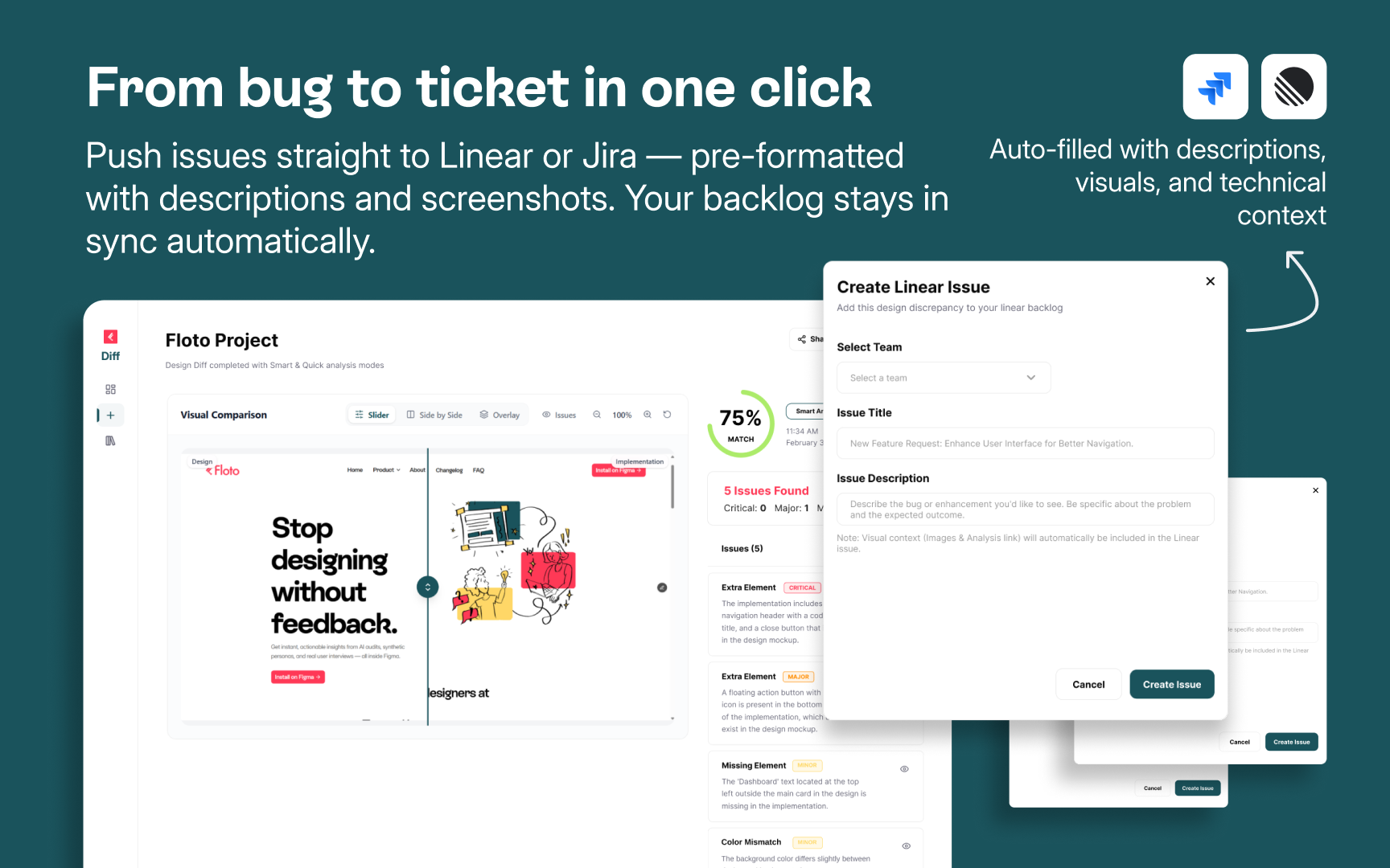 Design Diff - Screenshot 5 showing product features and functionality