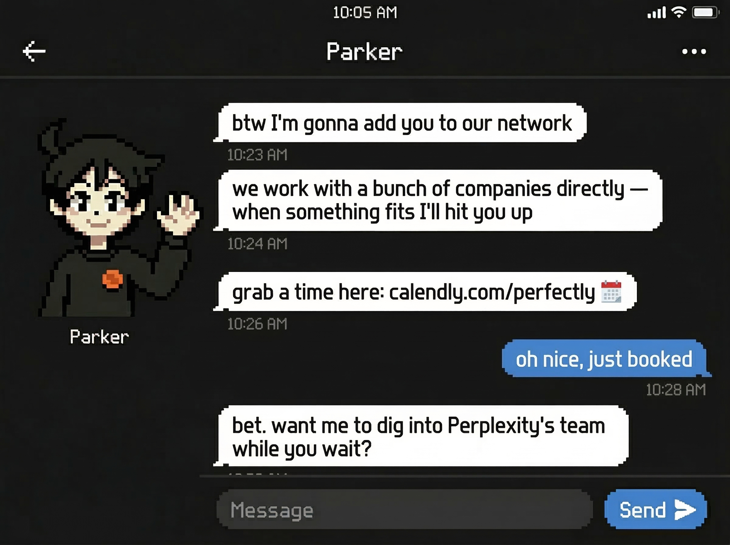 Parker by Perfectly - Screenshot 4 showing product features and functionality