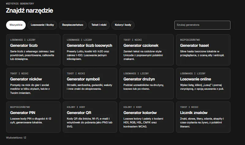 GenerujTo screenshot 2