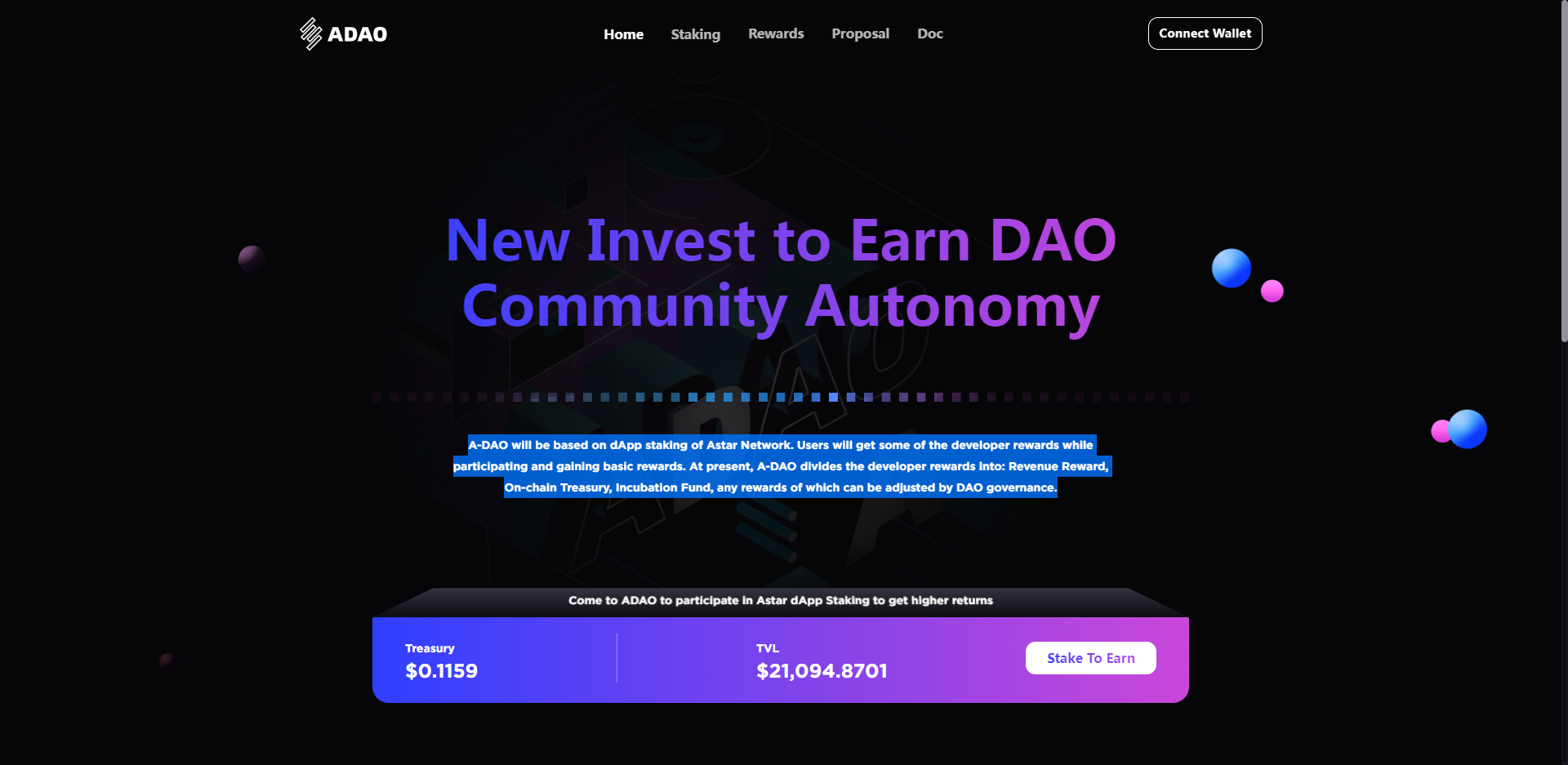 АДАМ - Новые инвестиции, чтобы заработать автономию сообщества DAO медиа 1