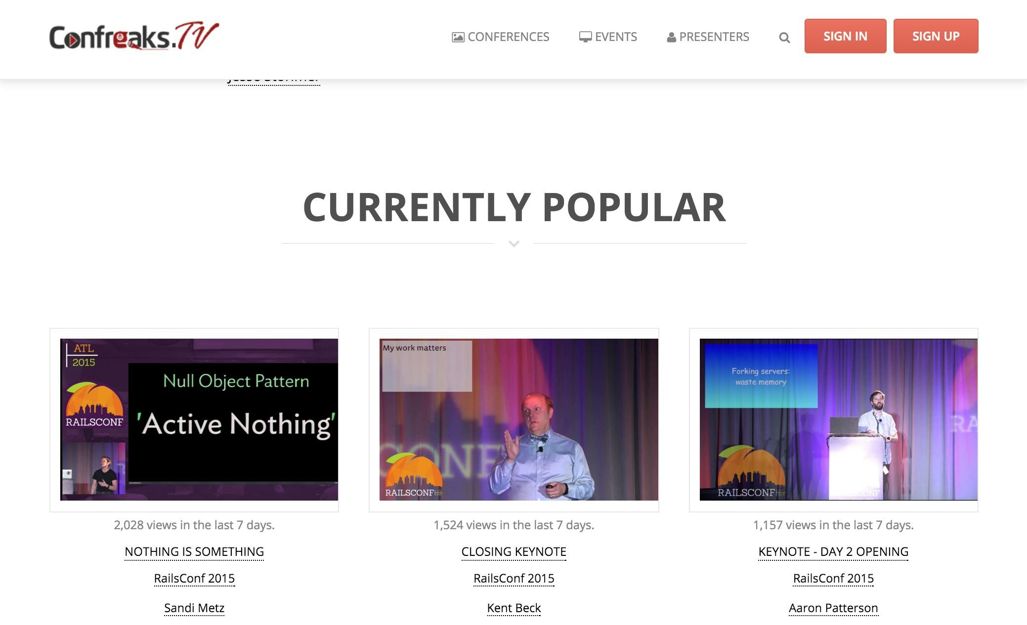 Confreaks TV gallery image