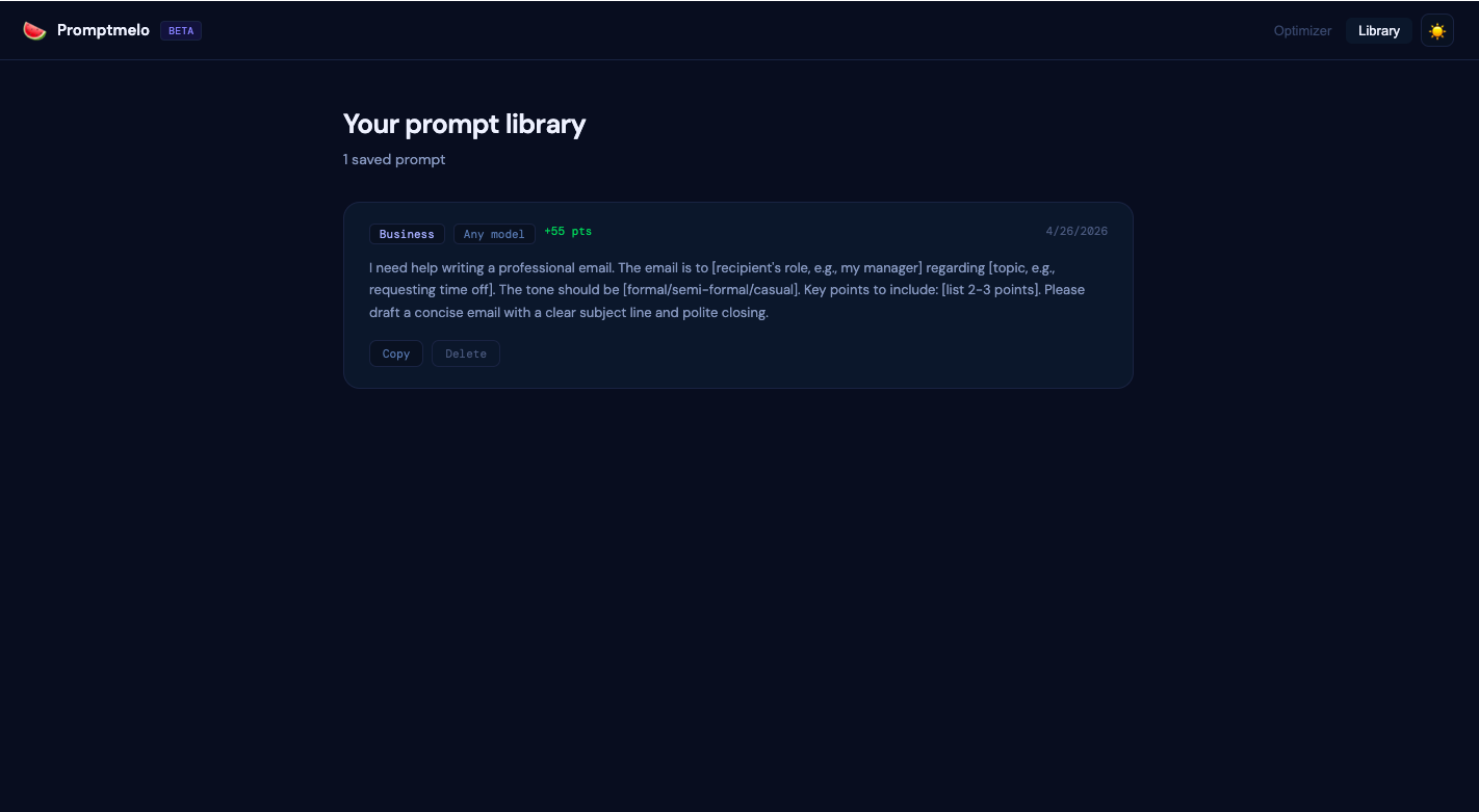 Promptmelo gallery image