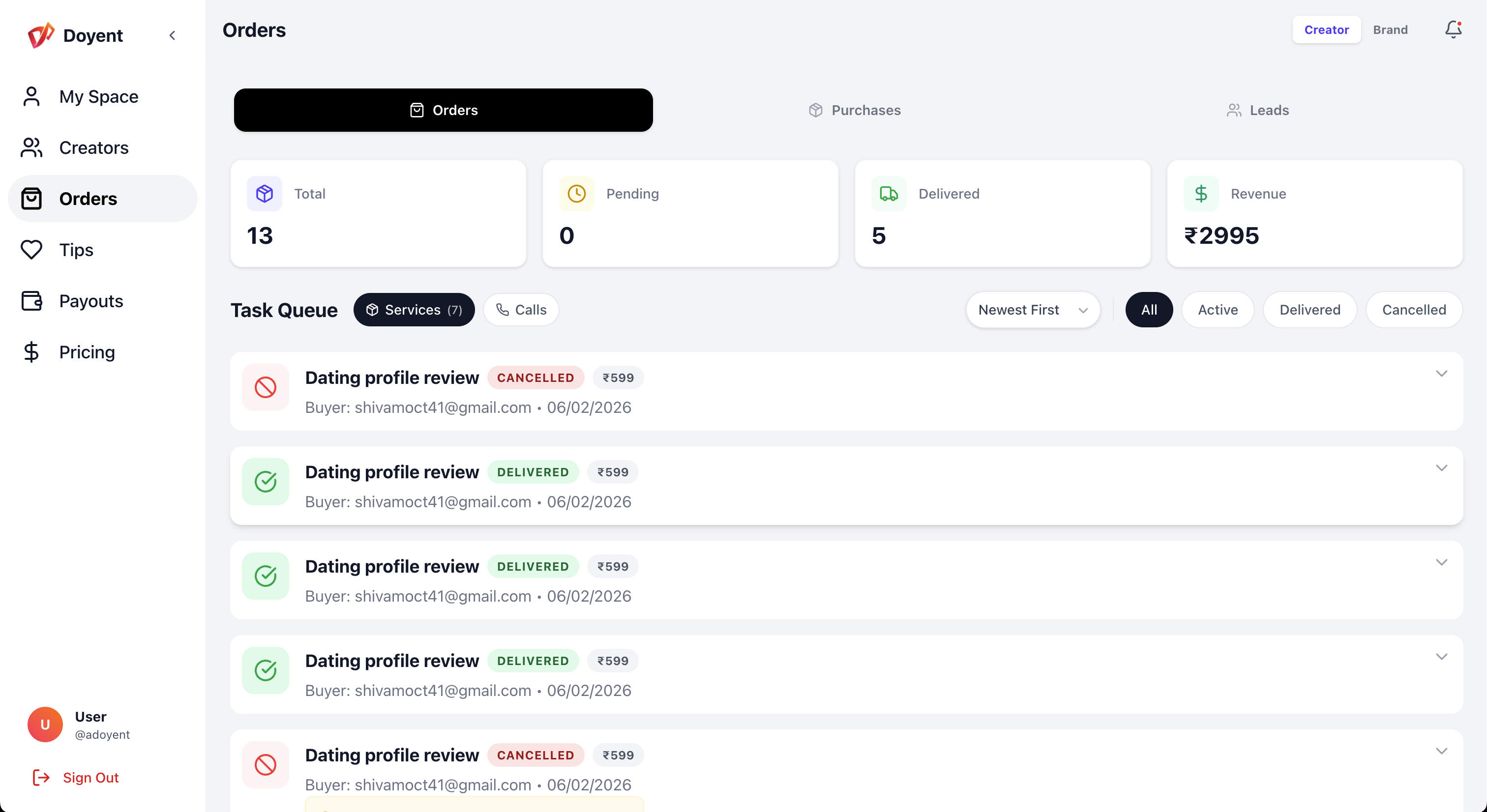 Doyent - Screenshot 3 showing product features and functionality
