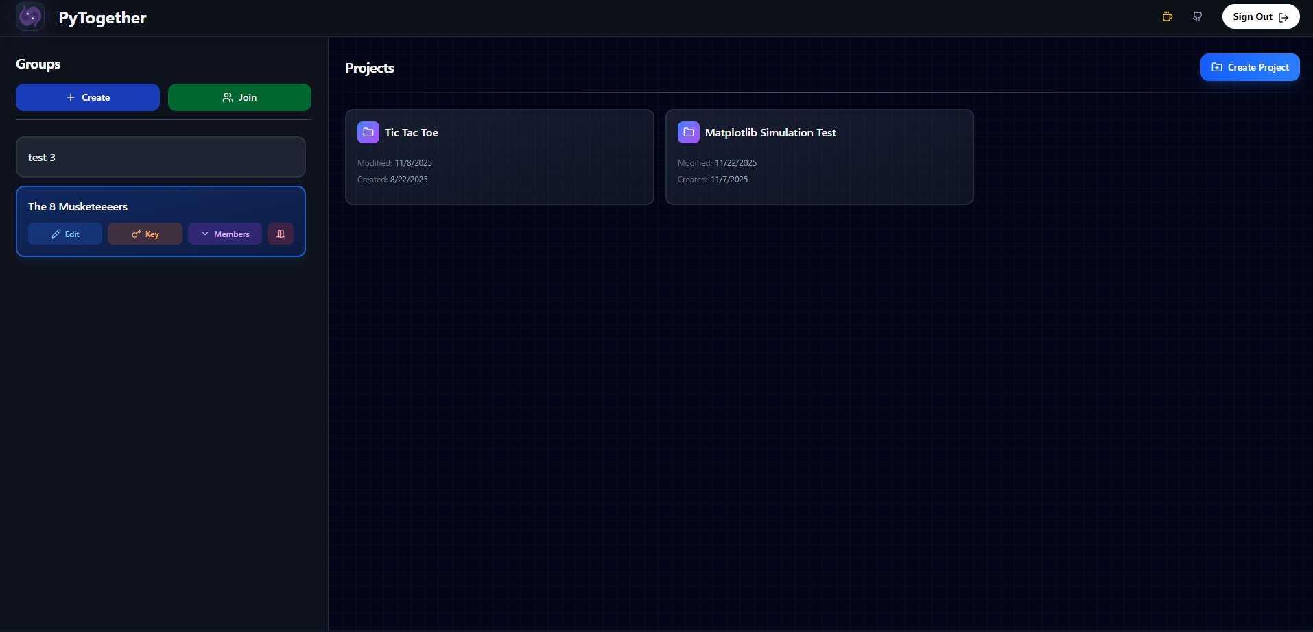 PyTogether - Screenshot 4 showing product features and functionality