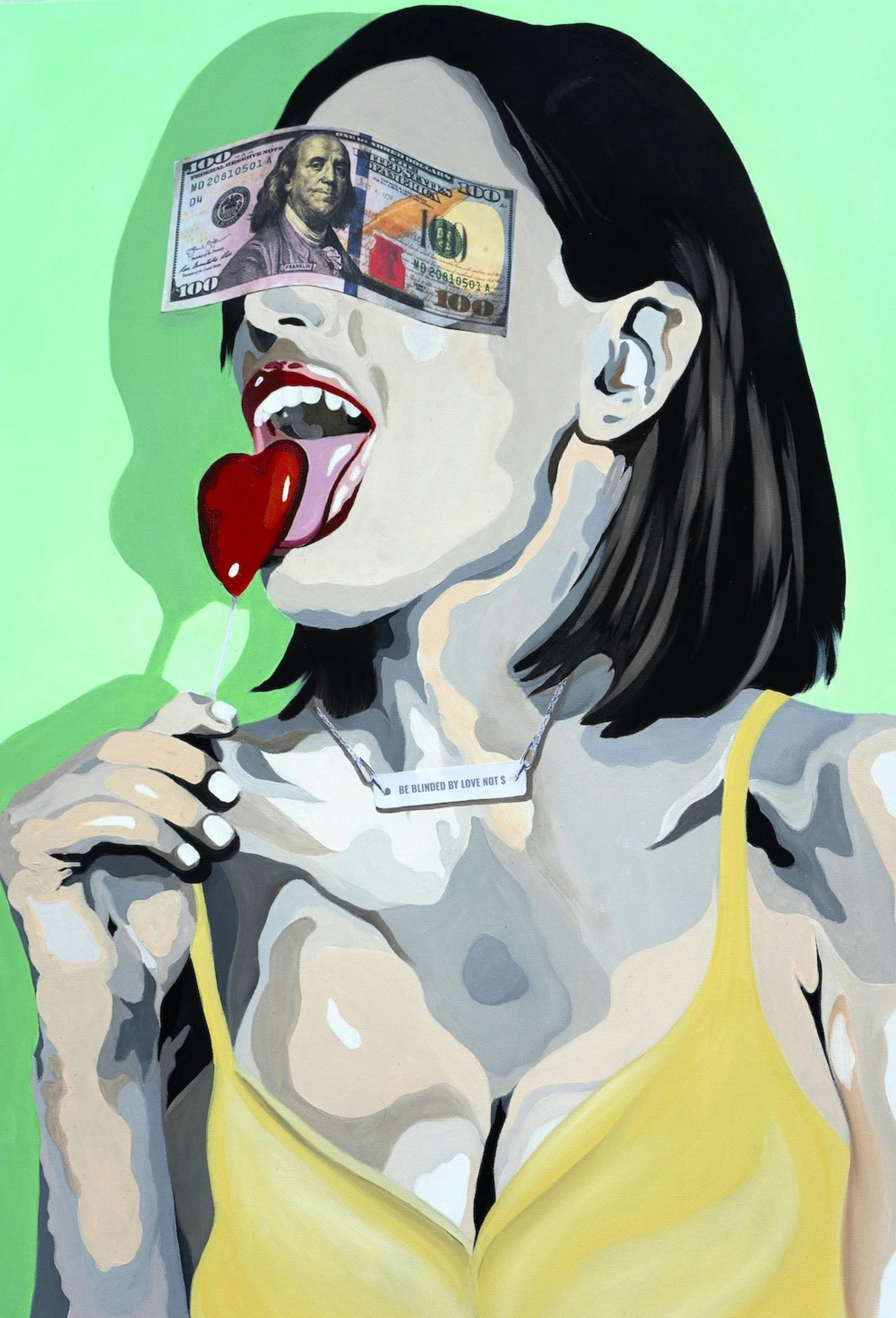 Be Blinded by Love" Canvas Art gallery image