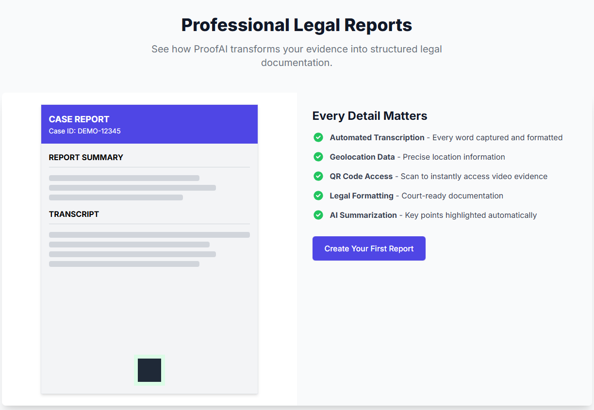 ProofAI - Screenshot 3 showing product features and functionality