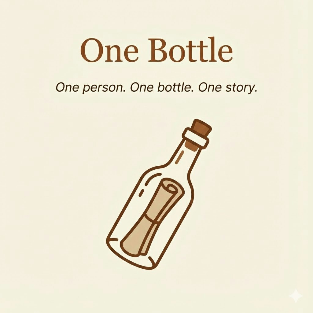 One Bottle — This door closes in 2026.