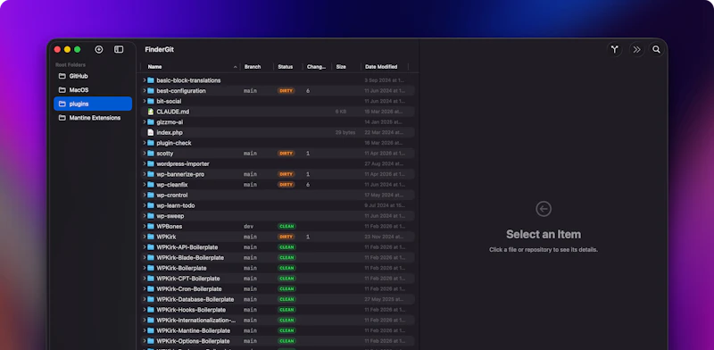 FinderGit screenshot 2