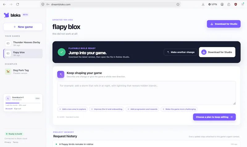 Bloks screenshot 2