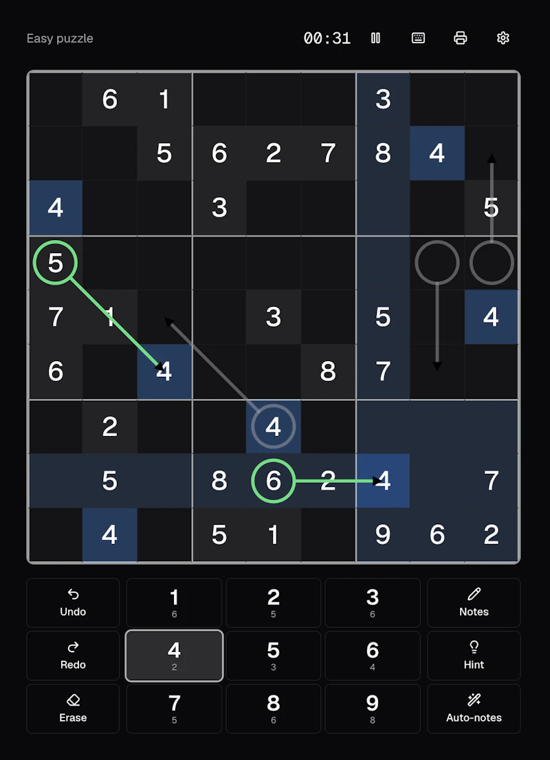 Kodiak Sudoku screenshot 4