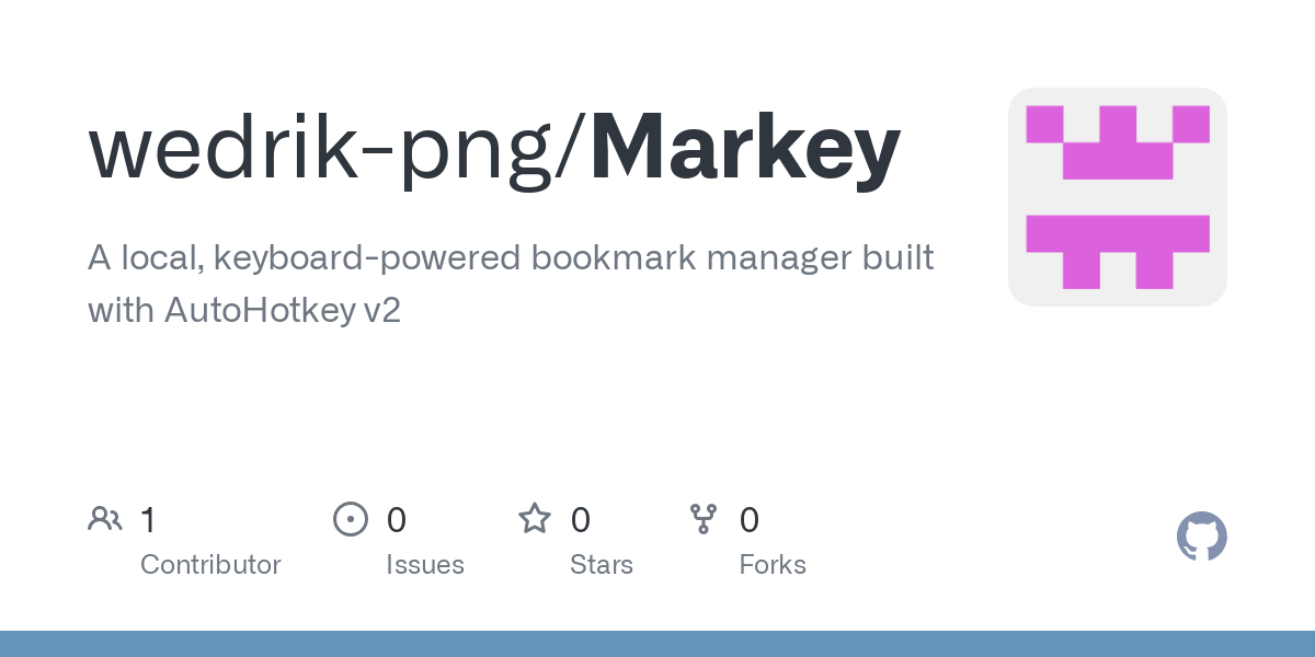 Markey - 最小，本地和键盘供电的书签经理。媒体1