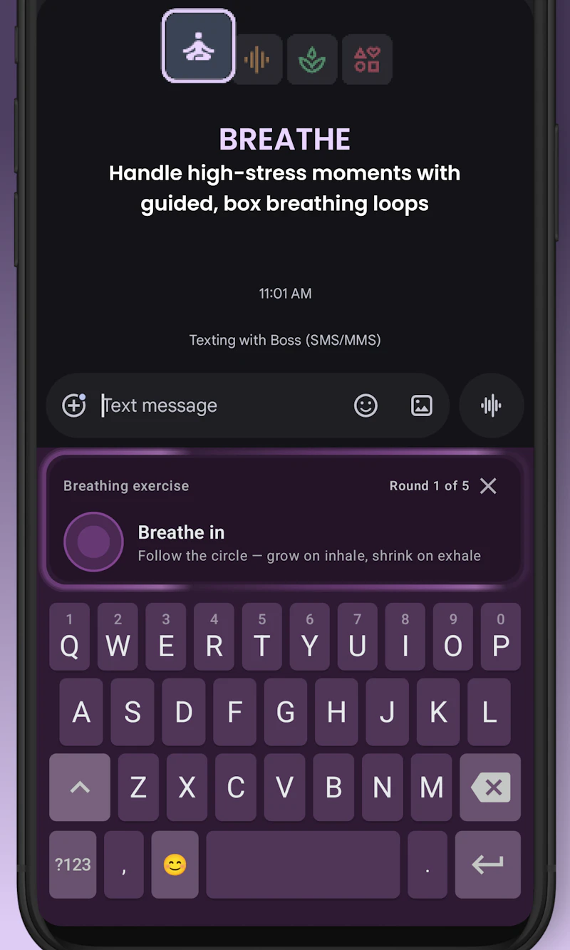 Groundd: A Sensory Fidget Keyboard screenshot 3
