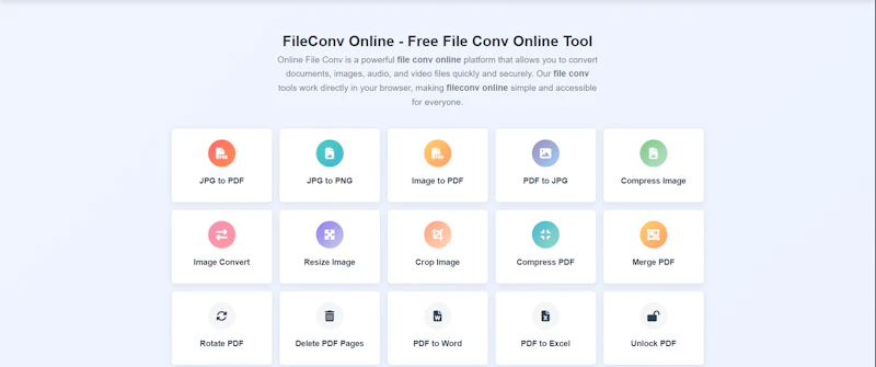 Online File Conv screenshot 1