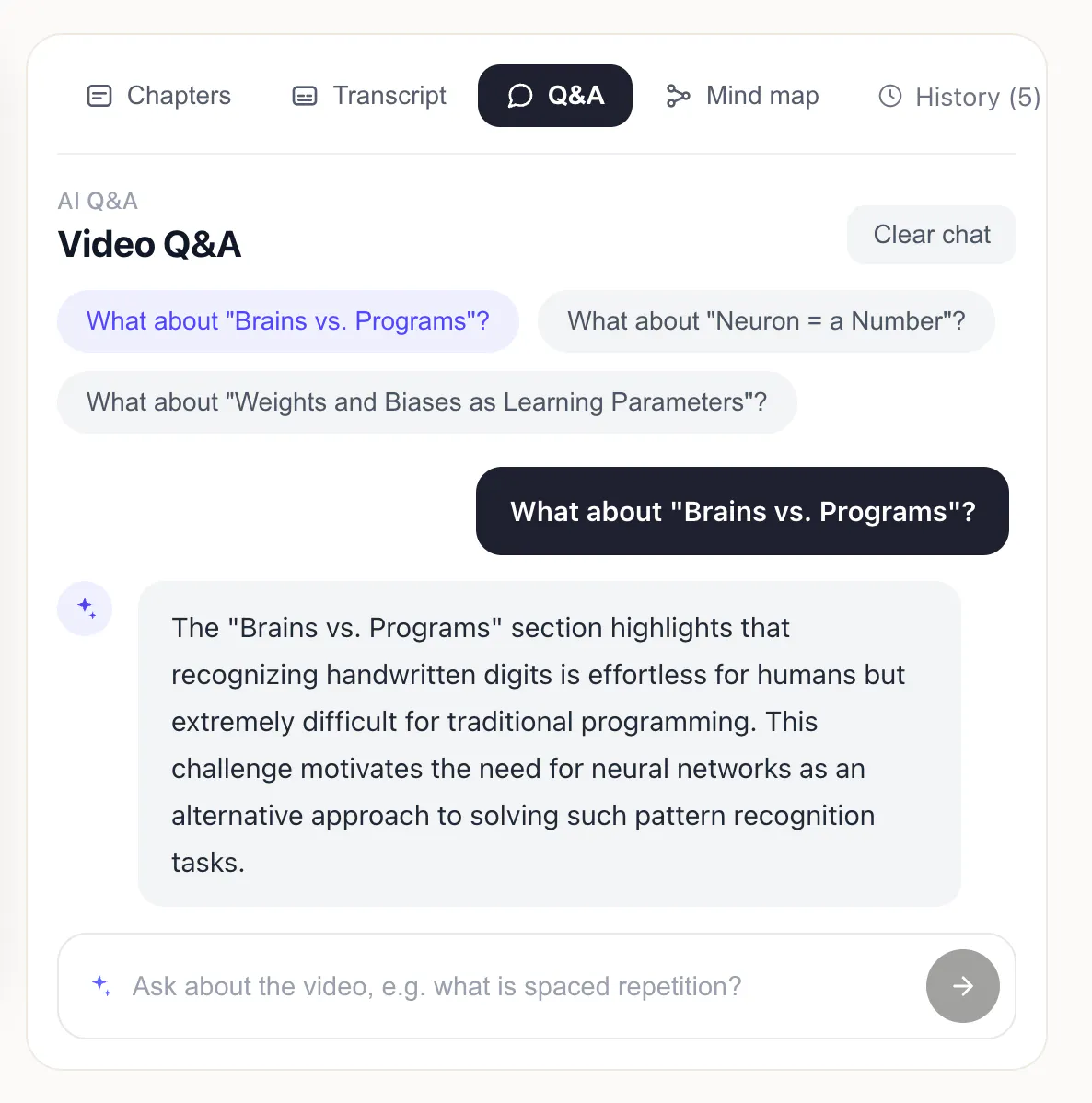 SummarizeVideoToText screenshot