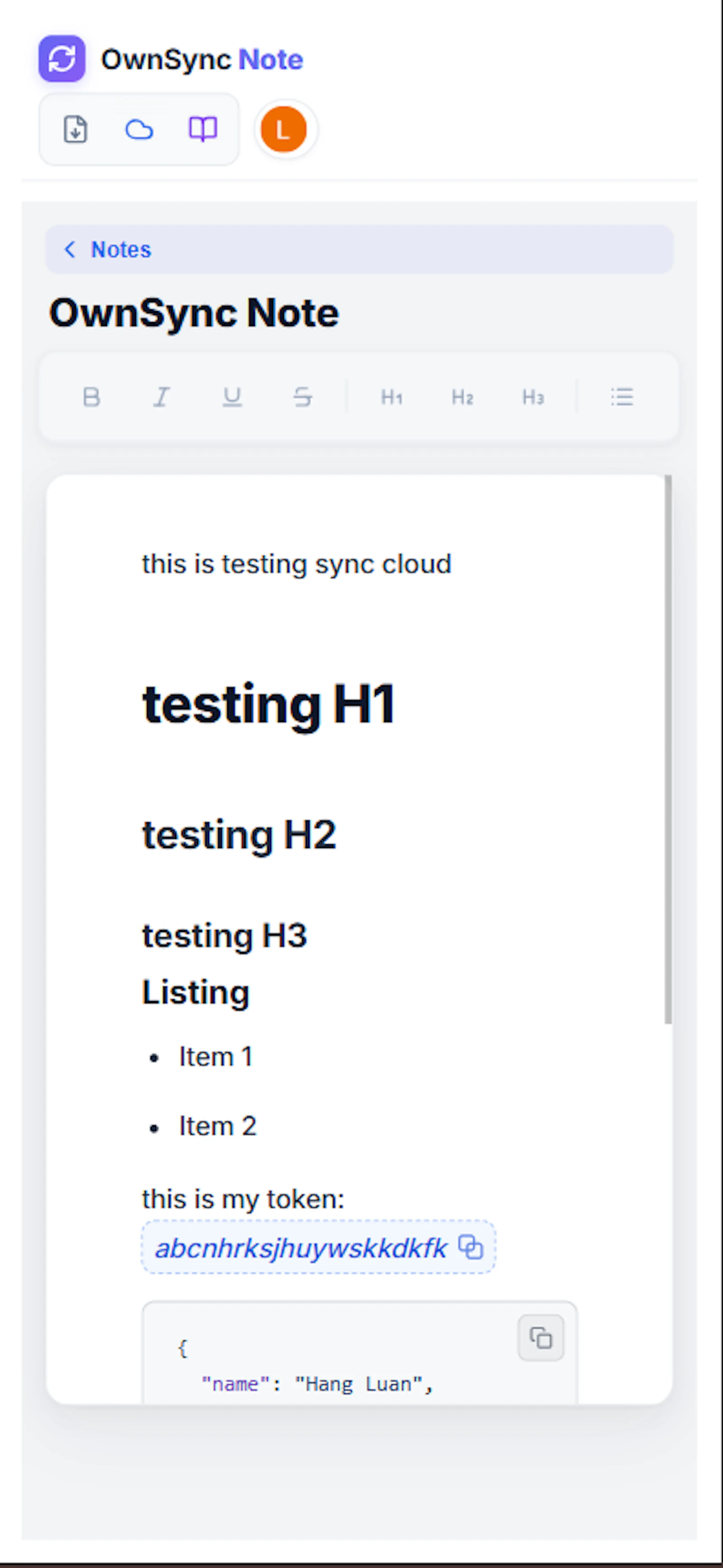 OwnSync Notes screenshot 6