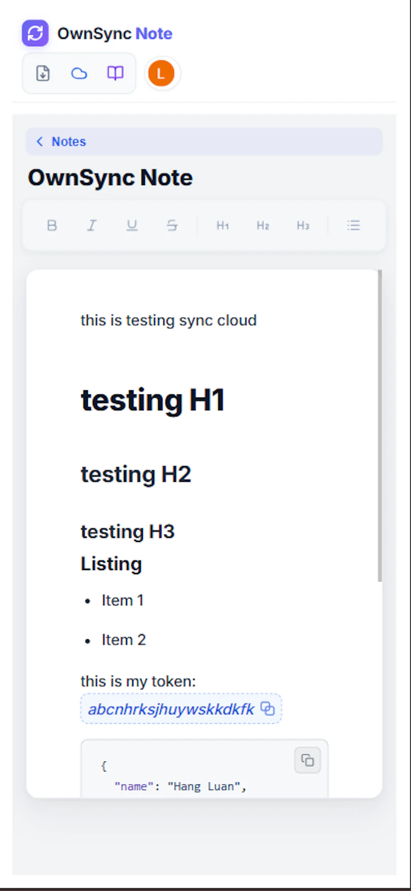 OwnSync Notes screenshot 6