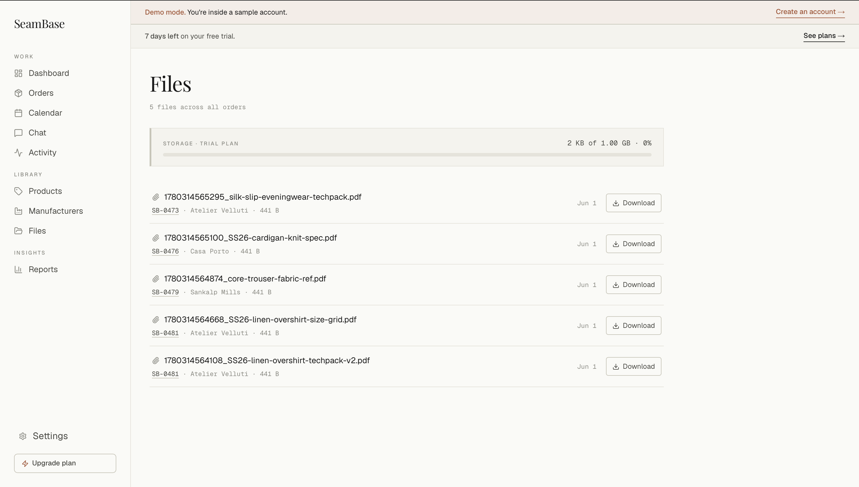 SeamBase gallery image