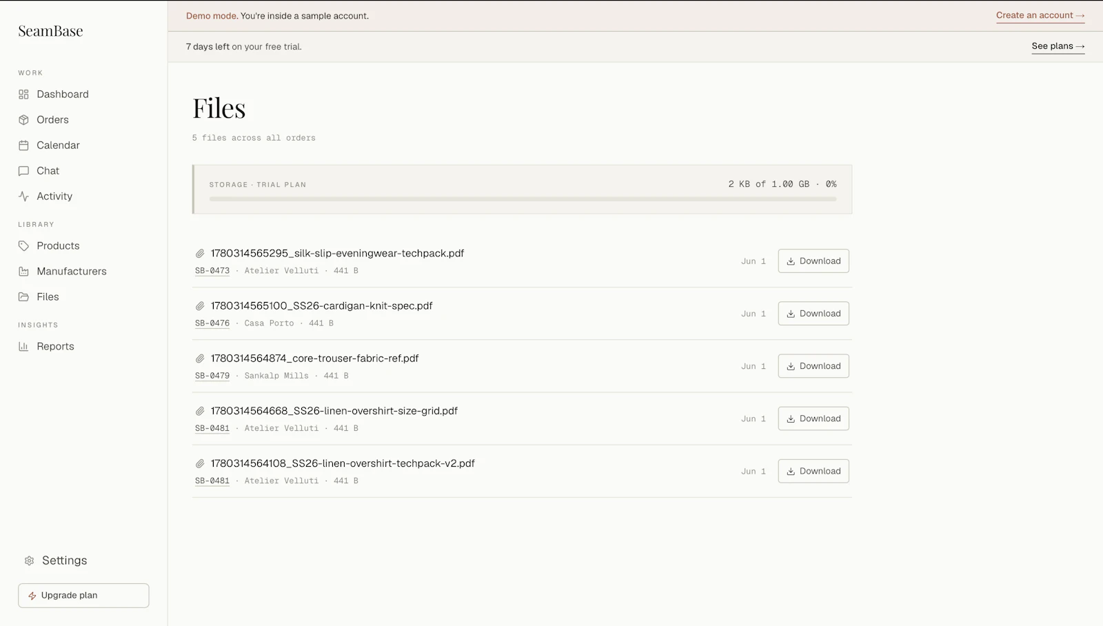 SeamBase screenshot 4