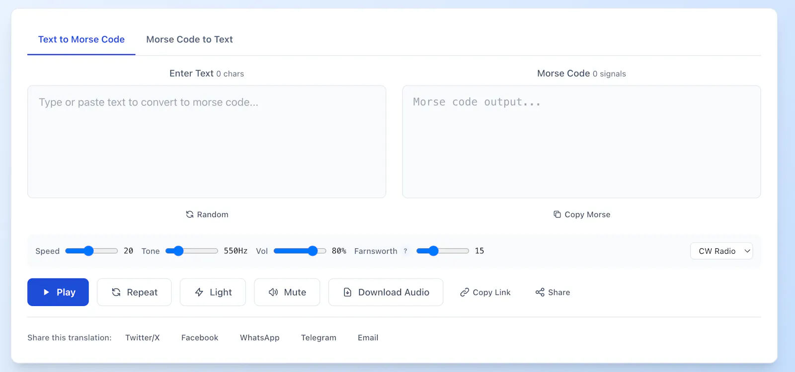 MorseCoder screenshot 1